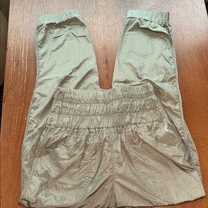 FP Movement by Free People Olive Green Track Joggers